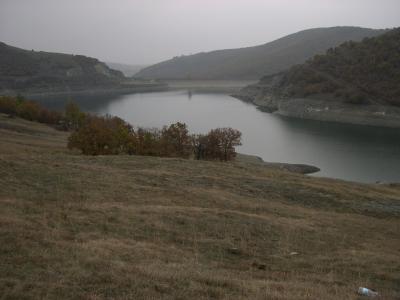 Stausee südöstlich von Pristhina zur Wasserversorgung