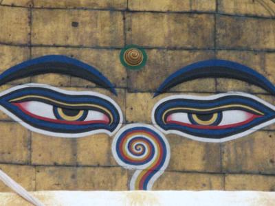 Buddhas eyes