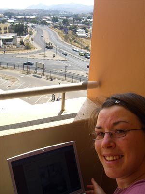 WLAN auf dem Balkon