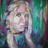 Portrait von Mirjeta | 2011,Öl auf Leinwand, 70x70 cm