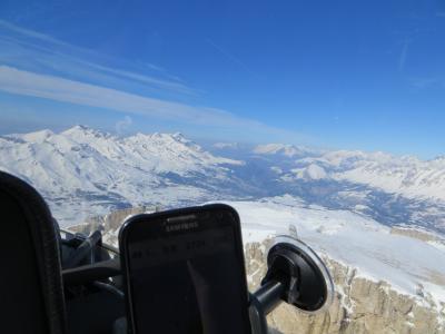 Blick vom Pic de Bure in Richtung Grenoble