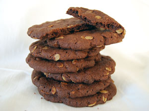 Salzblumen-Schokoladen-Cookies