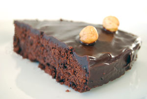 Schokolade-Haselnuss-Torte
