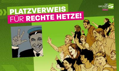 Anti-Strache-Plakat