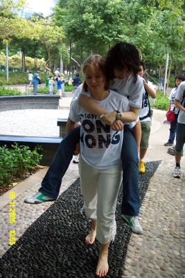 running on the stones