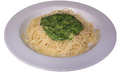 Spaghetti mit (Rahm)Spinat