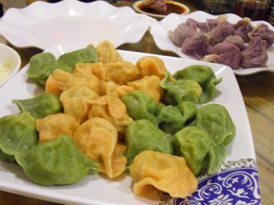 So bunt und lecker können Jiaozi aussehen. Foto: Fen Fang So bunt und lecker können Jiaozi aussehen. Foto: Fen Fang