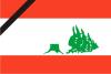 Die Flagge des Libanon, wie sie auch aussehen könnte.