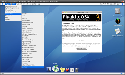 FlyakiteOSX - MacOSX-Feeling auf dem Windows Desktop