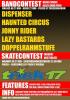 Flyer des Skate- und Bandcontest "Rampensau" in der Kösslarner Wollfabrik am 14.3.09