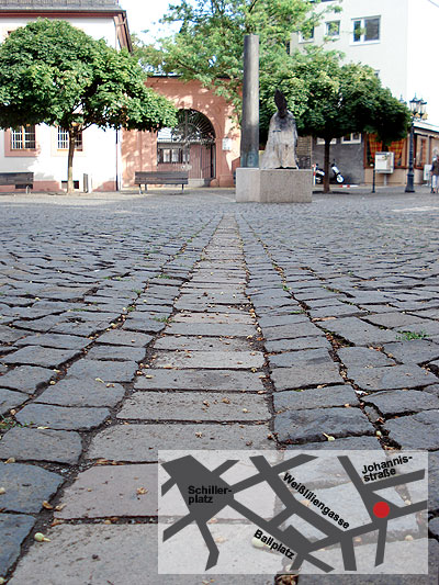 Der Bischofsplatz, Foto: Laura Schoen Der Bischofsplatz, Foto: Laura Schoen