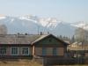 Gebirge am Ufer des Baikalsees