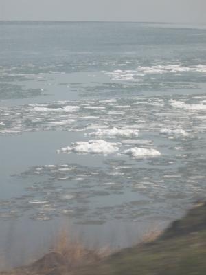 Eisschollen auf dem Baikalsee