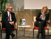 Prof. Peter Wippermann und Barbara Hagen-Grötschnig an der FHWien. Foto: rip