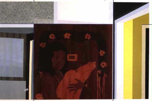 constanze schweiger / wohnung 1970 <br />
copyright ; c. schweiger ( gefunden auf basisarchivkunst.at