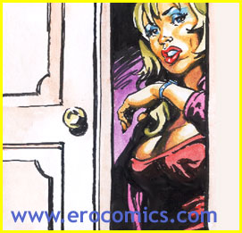 Beispiel eines erotic Comics