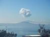 Wolkenansammlung über der Insel Devonport