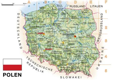 Landkarte-Polen