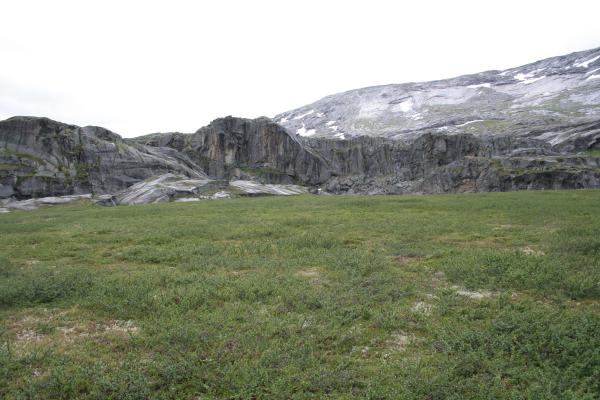 Kaum ist man in Norwegen, wird die Umgebung viel felsiger, rauher.