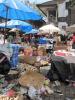 ubud market, turbulent wie in indien