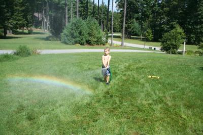 Wir hatten sogar unseren eigenen Regenbogen!
