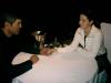 george clooney - romantisches candle-light dinner mit george