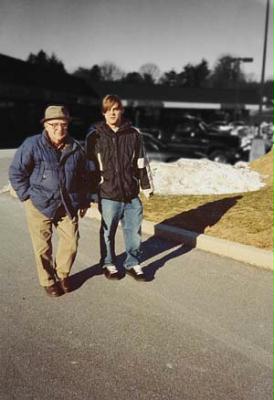 Derek and his Grandpa Hugh