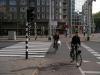 Doppelspur-Radstreifen in Rotterdam