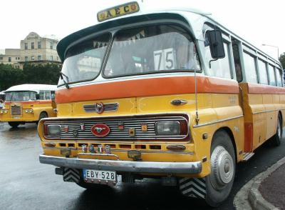 Ein Bus in Valletta