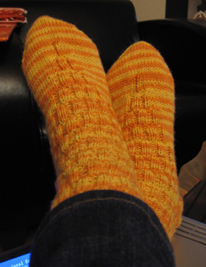 gelbe-Socken