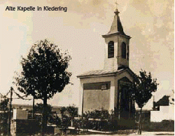 Die alte Kapelle in Kledering vor 1933