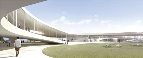 Rolex Learning Center - außen Rolex Learning Center - außen