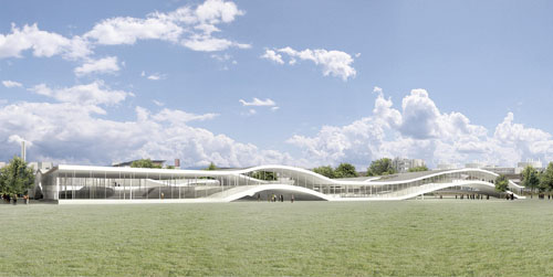 Rolex Learning Center - außen Rolex Learning Center - außen