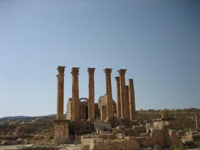 Artemis-Tempel aus der hellenisten Zeit von Jerash