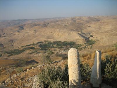 Blick vom Mount Nebo in ein Seitental