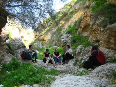 Pause im Wadi