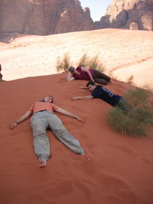 Rote Sandduenen