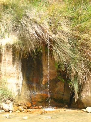 heisser Wasserfall