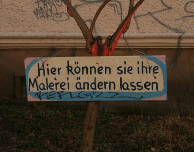 Aenderungsmalerei