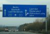 Autobahnschild-Berlin