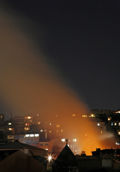 Feuer in der Nacht vom 10. auf den 11. Juli 2007 in Tophane/Istanbul