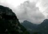 Ein Blick von Hohenems aus nach oben