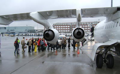 Eine halbe Seite von BAe 146-300