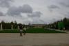 Das Schloss Versailles von der Gartenseite aus fotografiert