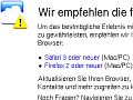 Wir empfehlen die folgenden Browser...