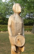 Holzskulptur in Zinnowitz