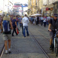 Fußgängerzone auf der Linzer Landstraße 