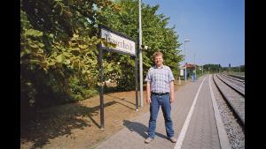 Ich am Bahnhof von Trassenheide