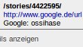 Google-Suche nach „Ossihase“