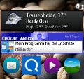 Widget „Oskars Tech Views“ am Nokia C7 